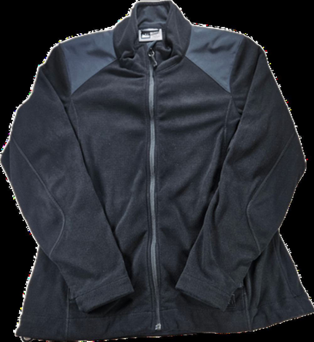 REI Fleece Jacket Women's L Black Full Zip Activewear Performance Outdoor